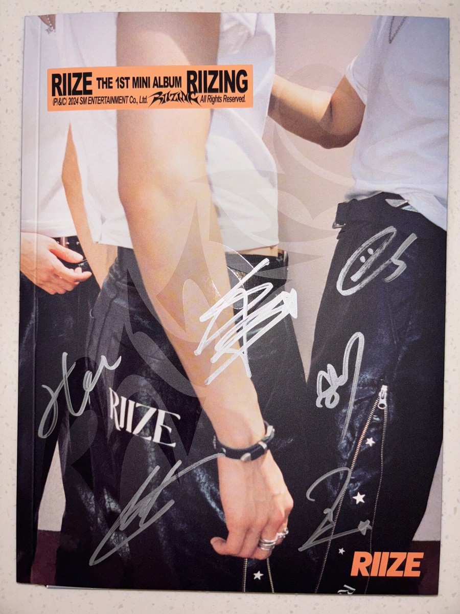 RIIZE サイン入りポスター 期間限定】RIIZE メンバー全員直筆サイン