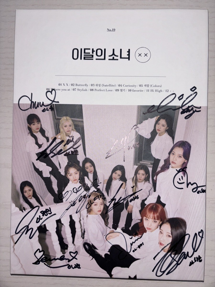 LOONA [X X] All Member Autographed Signed Limited Album Unique | eBay