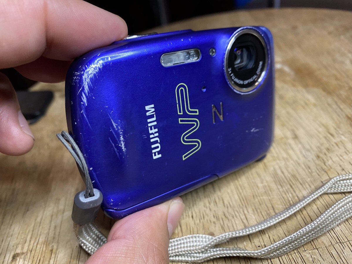 Fujifilm FinePix Z33WP Digital Camera Blue Purple Waterproof
