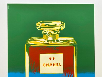 ANDY WARHOL RARE 1997 FINE ART SILKSCREEN PRINT CHANEL NO.5 LRG