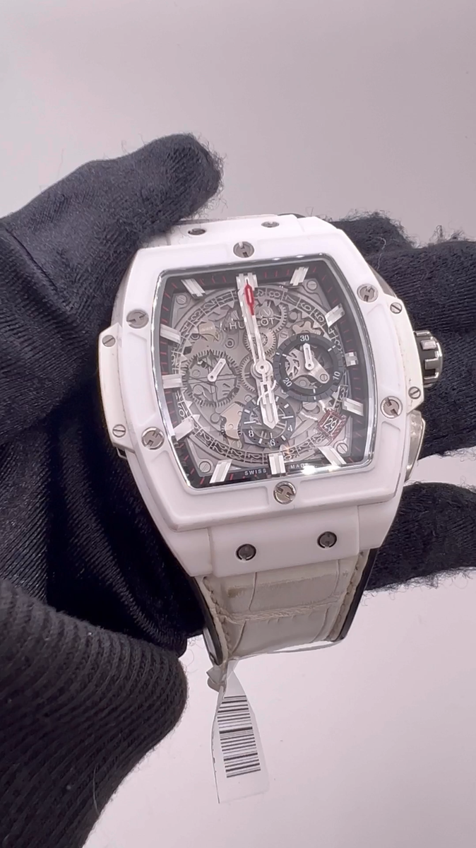 Hublot Spirit of Big Bang 42mm White Ceramic Watch Ref. # 641.HX