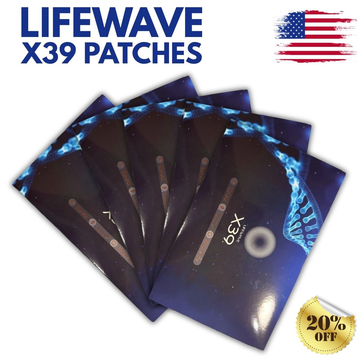 LifeWave X39 Patches Elevate Activate Regenerate Stem Cell Light