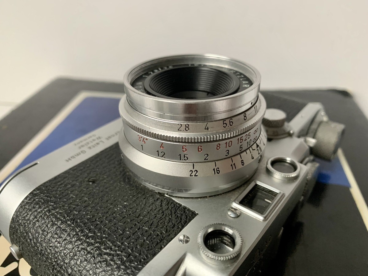 Leica Leitz 35mm f/2.8 Summaron Chrome Lens LTM L39 Screw German