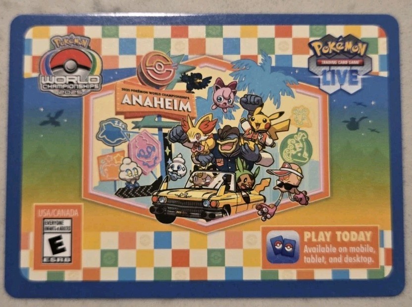 未開封】WCS2025アナハイムプロモカード 出場選手限定 パラダイス