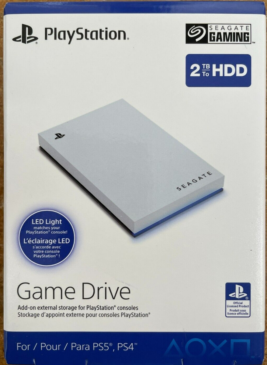 Seagate - STLV2000101 - 2TB External HDD Game Drive for PS5 USB