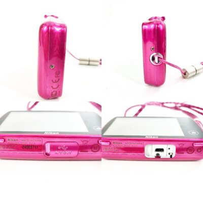 Nikon COOLPIX S01 Pink 10.1MP 3x Optical zoom Digital Camera Mini