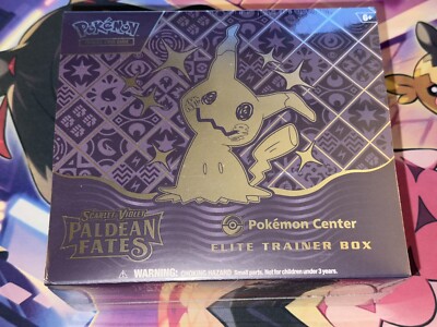 Paldean Fates Pokemon Center Elite Trainer Box Exclusive PC ETB