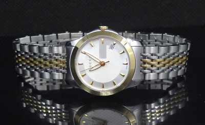 GUCCI 126.5 G-Timeless Date Ladies Quartz Wristwatch 27mm Case