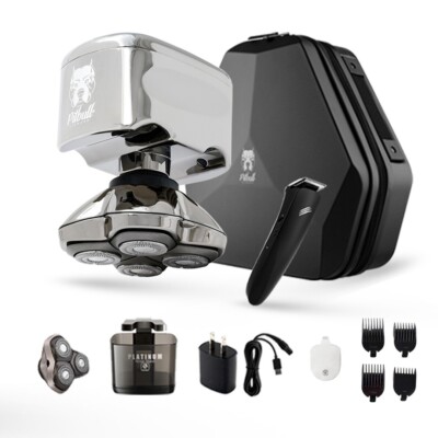 Skull Shaver Pitbull Diamond PRO Head & Face Shaver: Electric