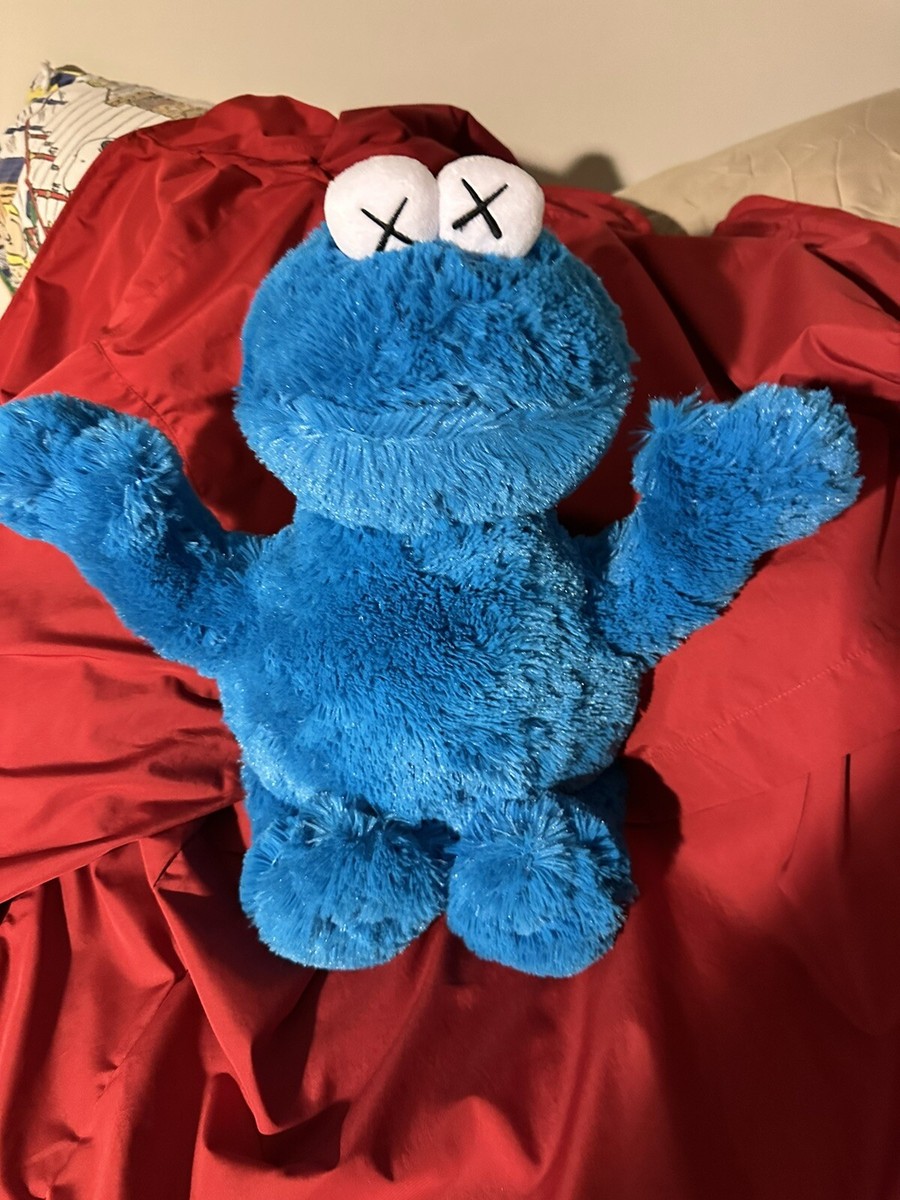NWT! (1) KAWS x UNIQLO x SESAME STREET BLUE COOKIE MONSTER PLUSH