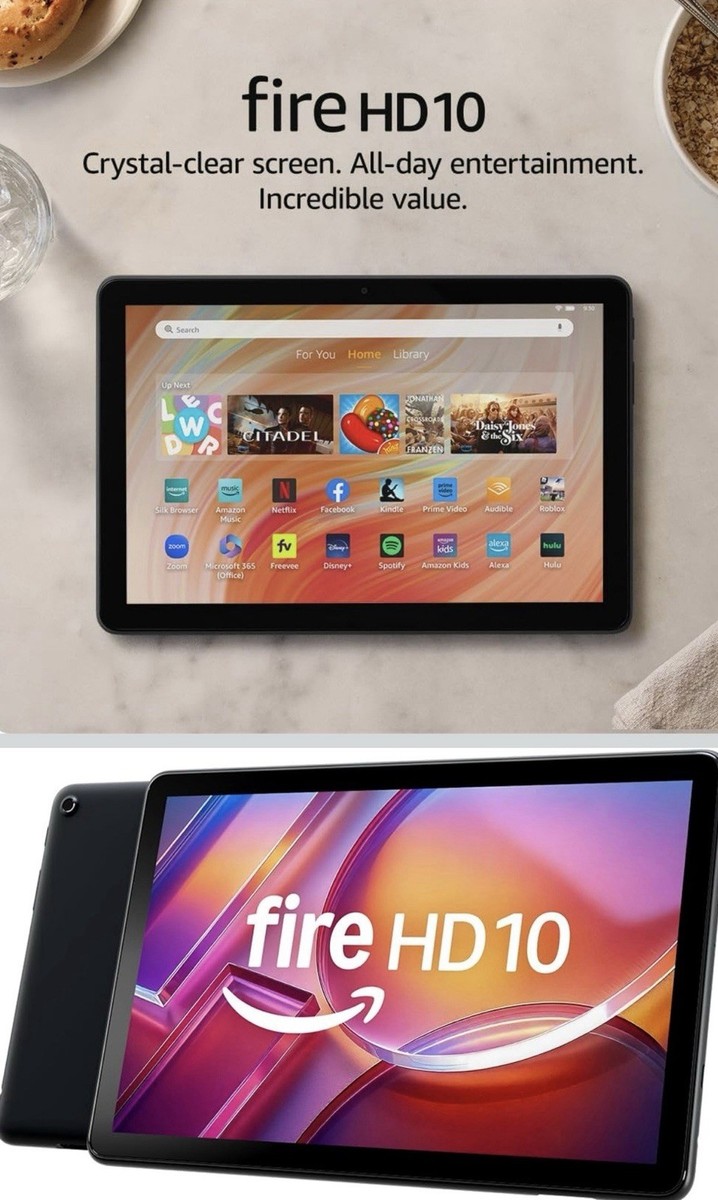 Amazon Fire HD 10 11th Gen 32GB, Wi-Fi, 10.1