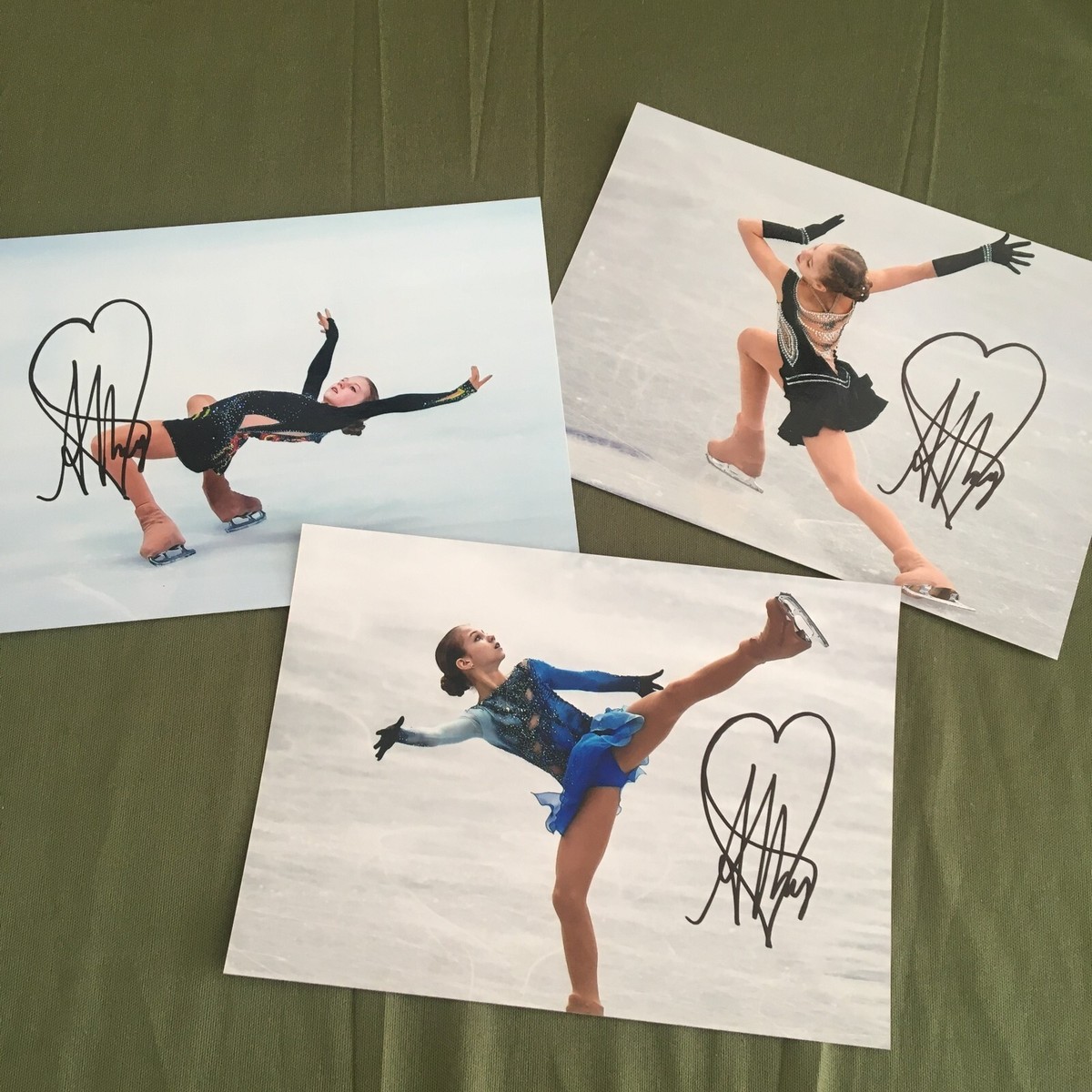 Alexandra Trusova Sasha Autographed Signed Photo Autographs figure