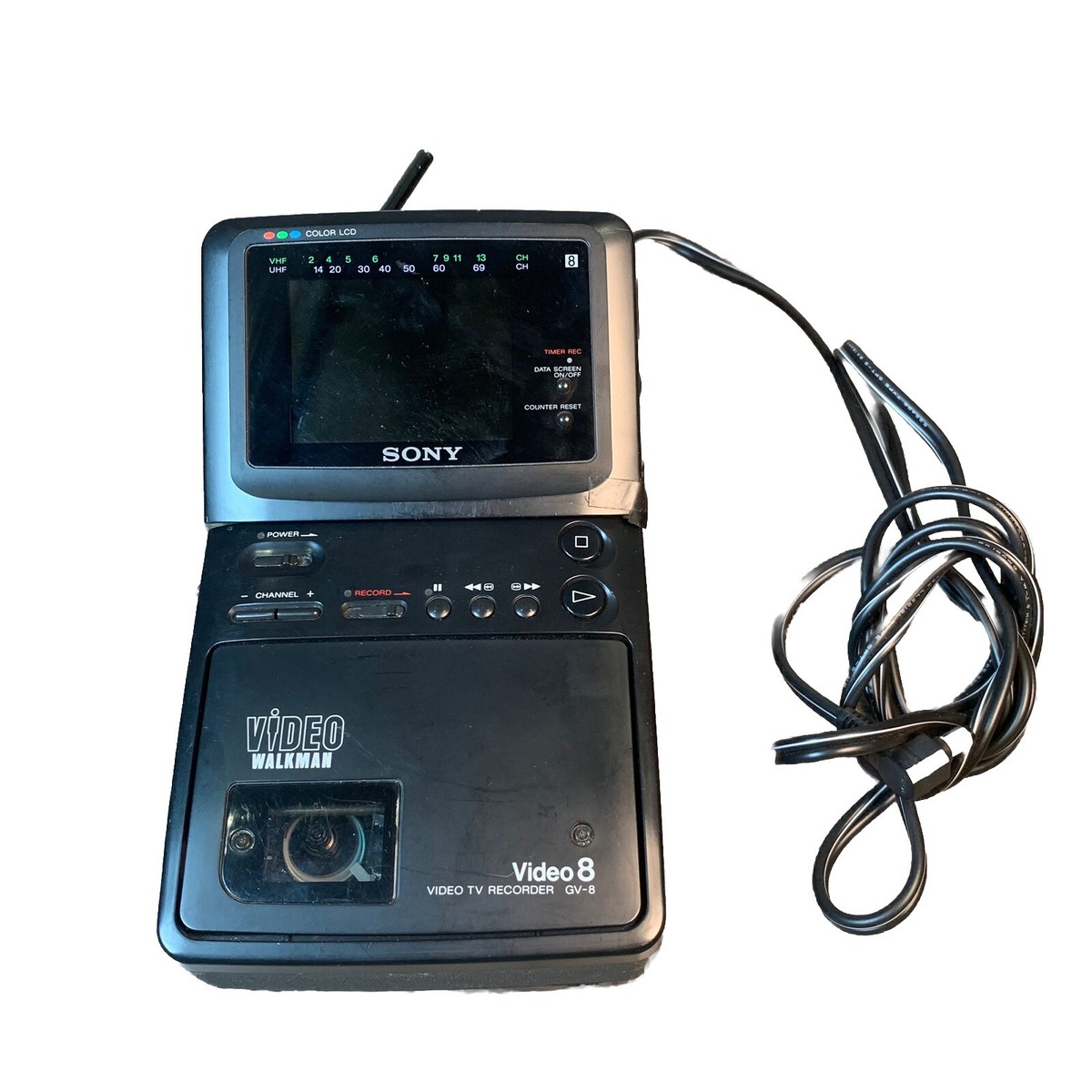 FOR PARTS Sony GV-8 Video Walkman Recorder Video8 Video TV