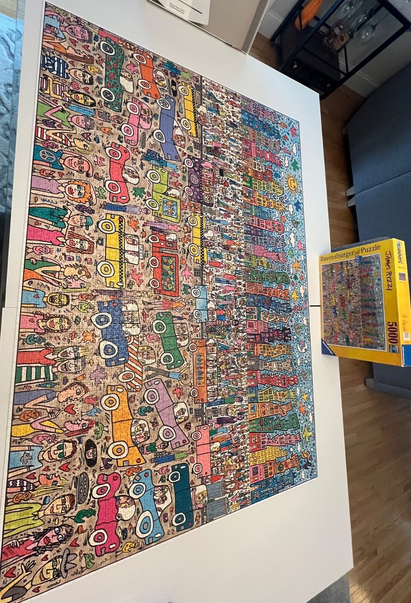 2011 James Rizzi Ravensburger 5000 Piece Fine Art Jigsaw Puzzle
