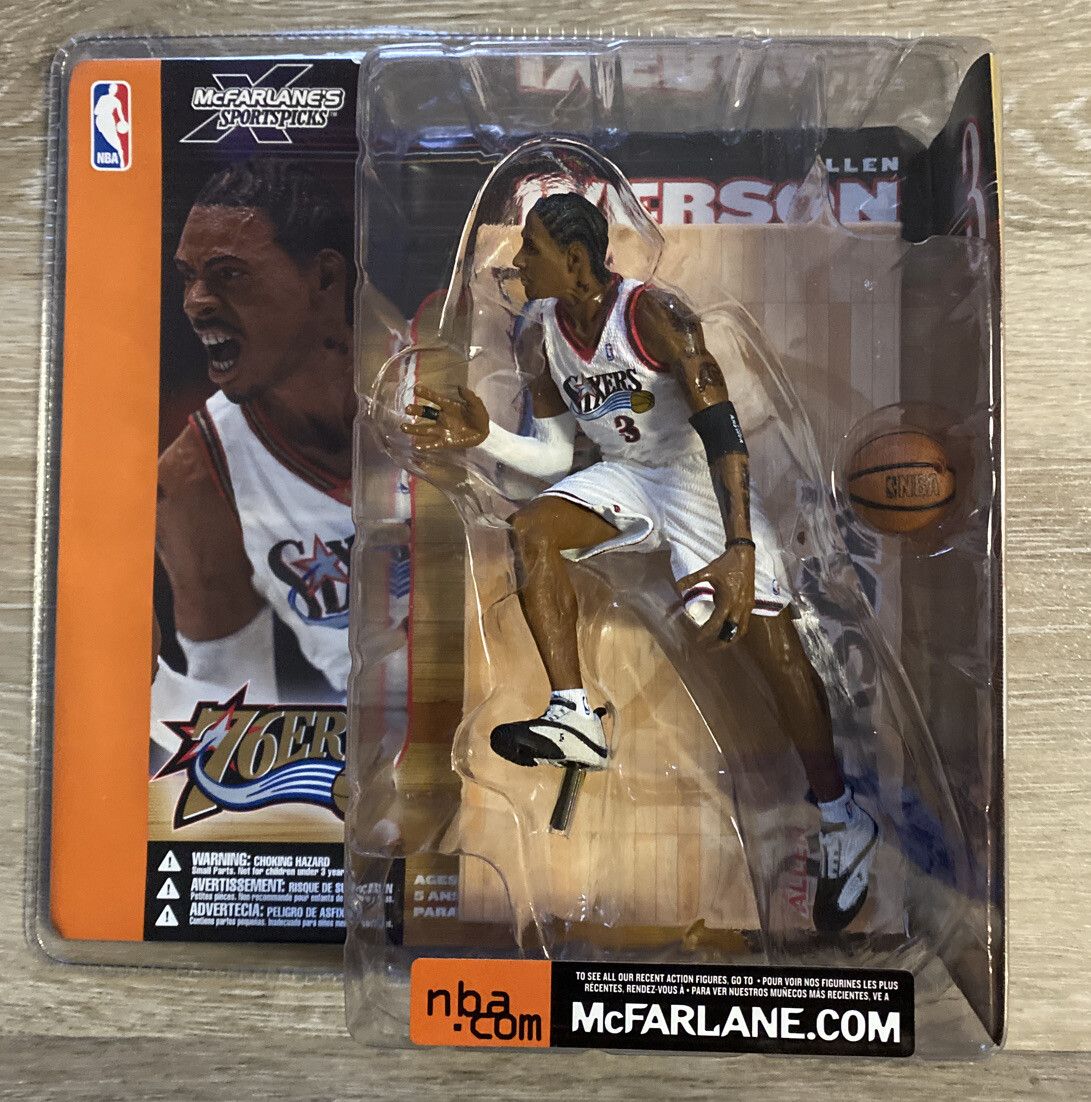 NBA Series 1 Allen Iverson McFarlane Figure Debut Philadelphia