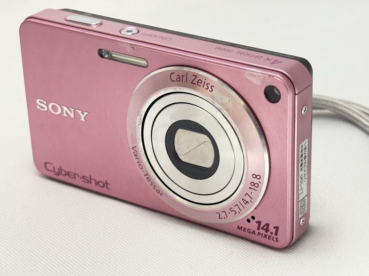 SONY Cyber Shot Digital Camera Pink DSC-W350 14.1MP Compact