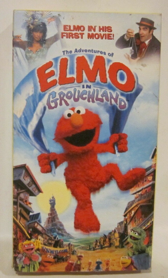 The Adventures Of Elmo In Grouchland (VHS, 1999, Sleeve Case