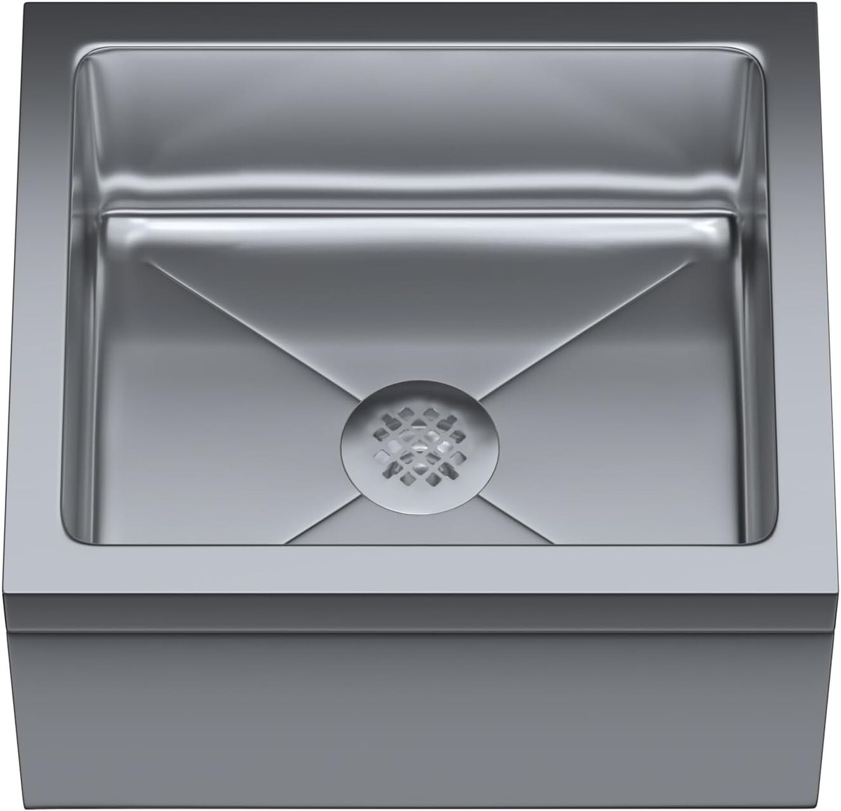 NSF Stainless Steel Floor Mop Sink - Commercial Utility Basin 19