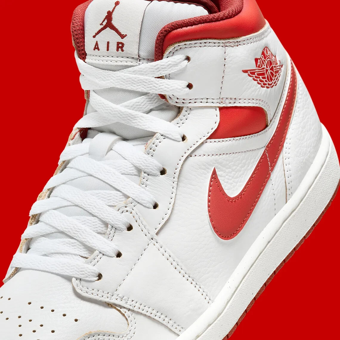 Nike Air Jordan 1 Mid SE Shoes 'Dune Red' FJ3458-160 Men's Sizes