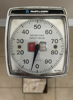 Vintage Health O Meter Doctors Scale - 300 LBS Tale Neck Works