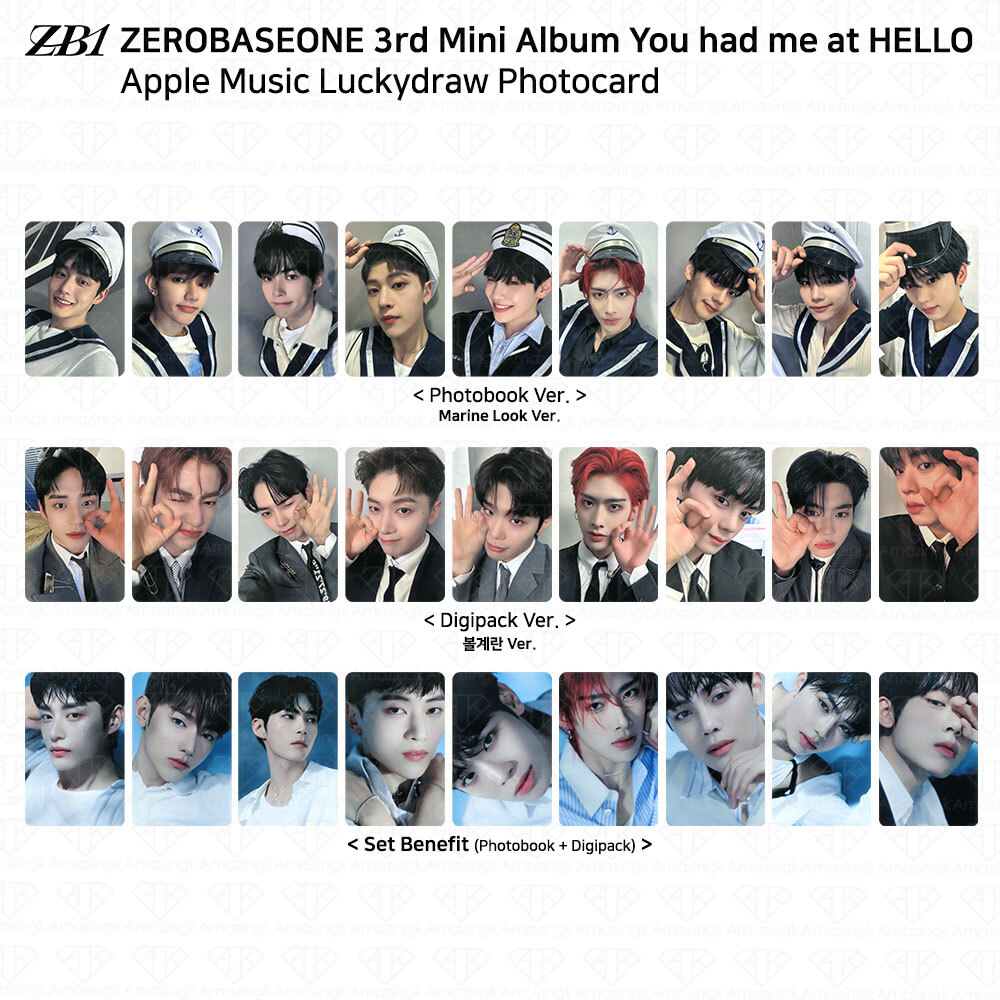 ZEROBASEONE ZB1 You had me at HELLO Apple Music Lucky Draw