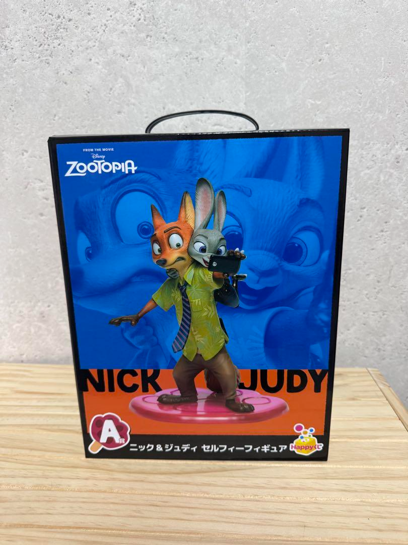 Happy Kuji Zootopia 2025 Disney Prize A Nick and Judy 20cm Figure