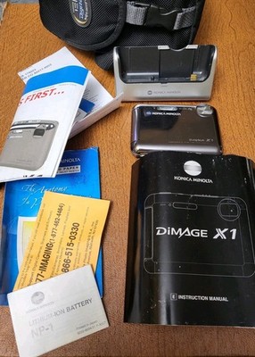 Konica Minolta DiMAGE X1 8.0MP Digital Camera - Silver for sale