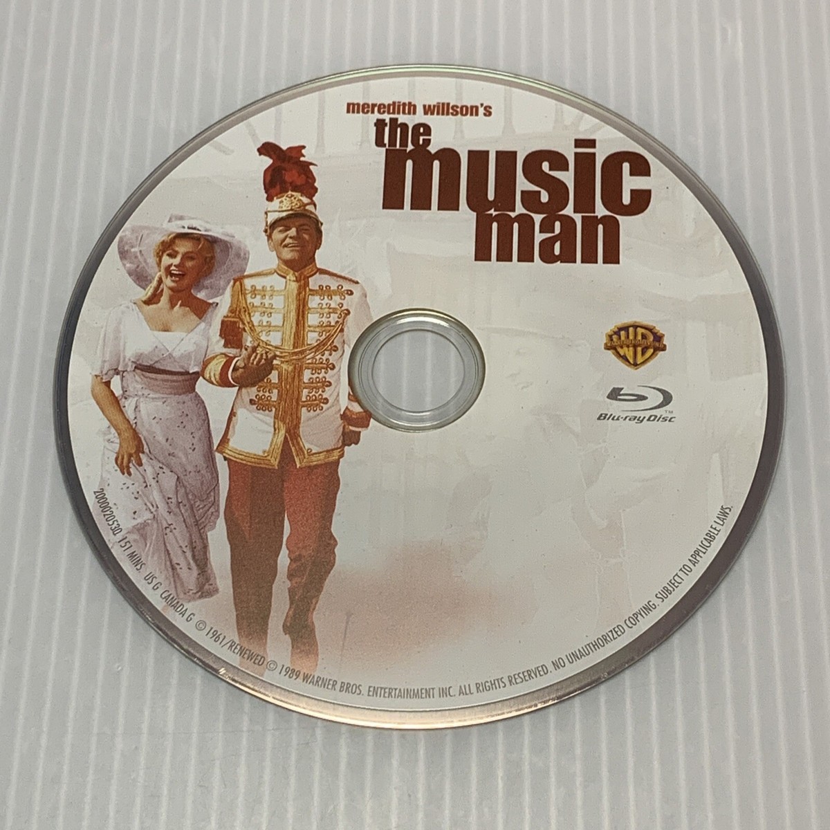 The Music Man (Blu-ray, 1962) Meredith Wilson, Robert Preston