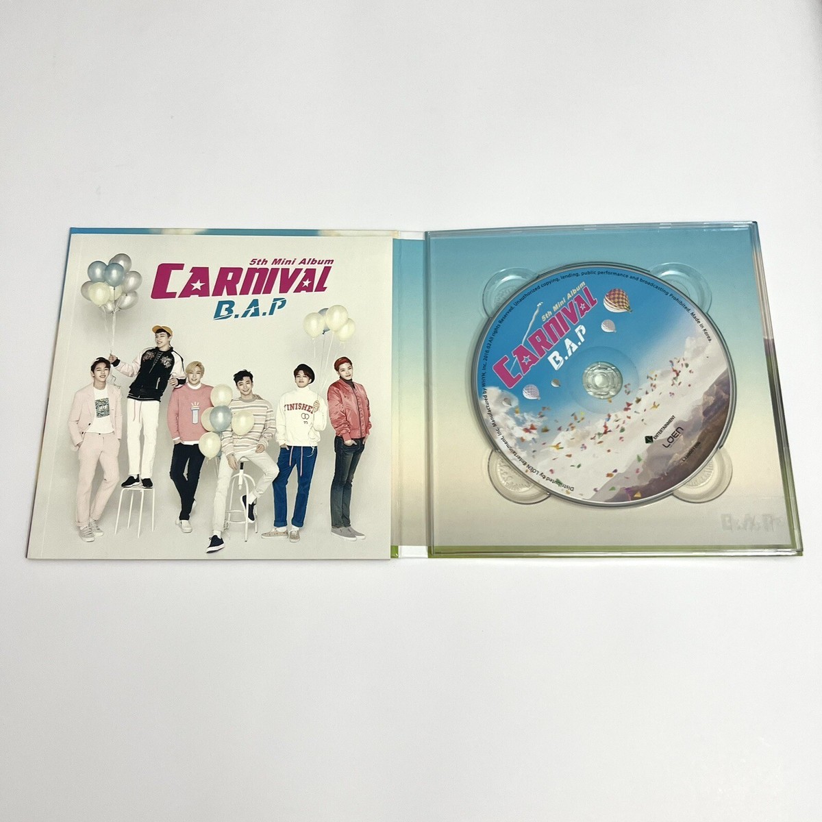 BAP SIGNED CARNIVAL ALBUM AUTOGRAPHED CD YONGGUK ZELO JONGUP