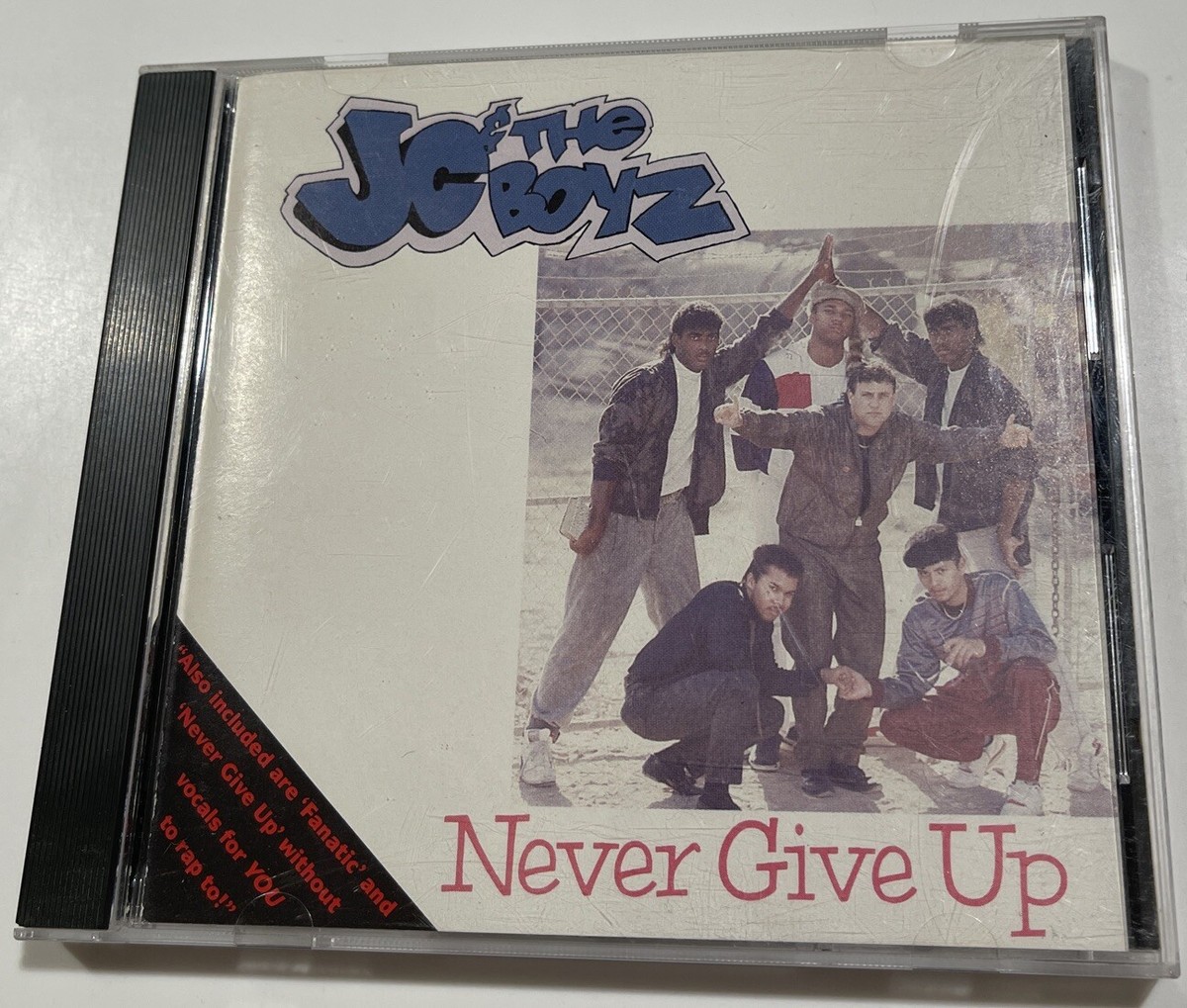 OP J.C. & The Boyz “Never Give Up” 1989 Broken Records CD - NOT on
