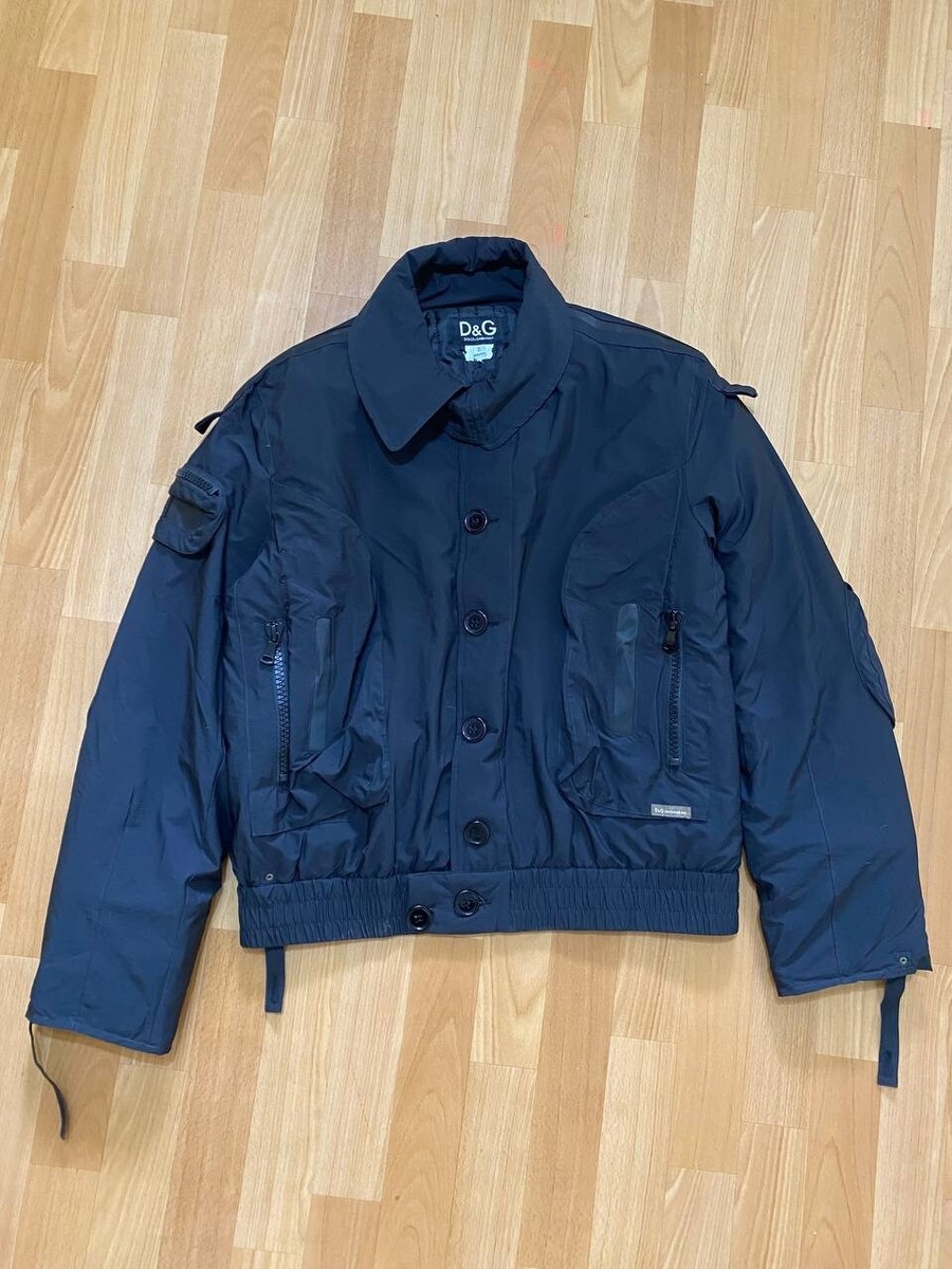 Dolce Gabbana 00s Vintage Nylon Men's Multipockets Jacket Size L