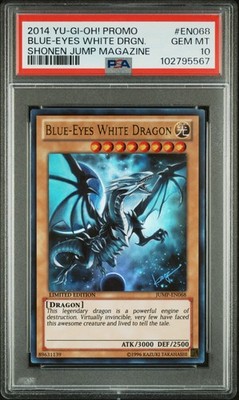 PSA 10 - Blue Eyes White Dragon | JUMP-EN068 Ultra Rare Shonen