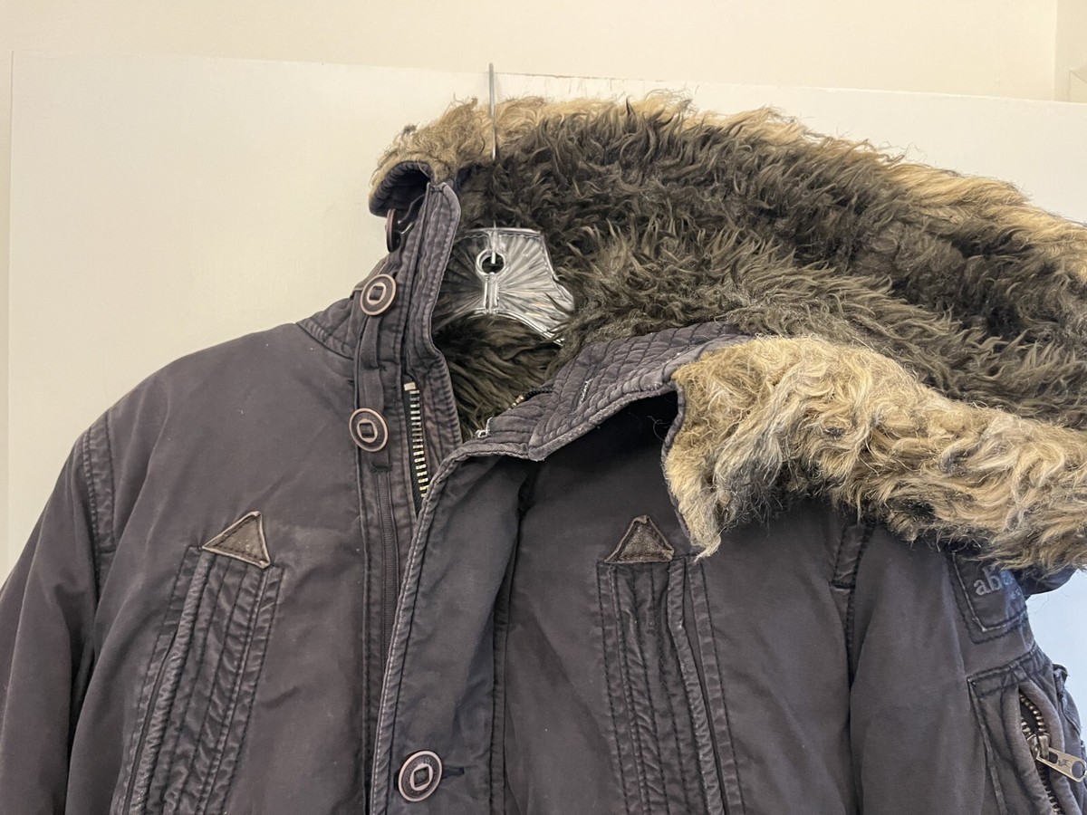 Abercrombie & Fitch Mt. Washington Jacket, Women's Size L/XL, Fur