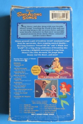 DISNEY'S SING ALONG SONGS ~ 