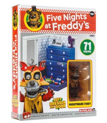 Five Nights at Freddys LEFT DRESSER & DOOR Nightmare Foxy Small