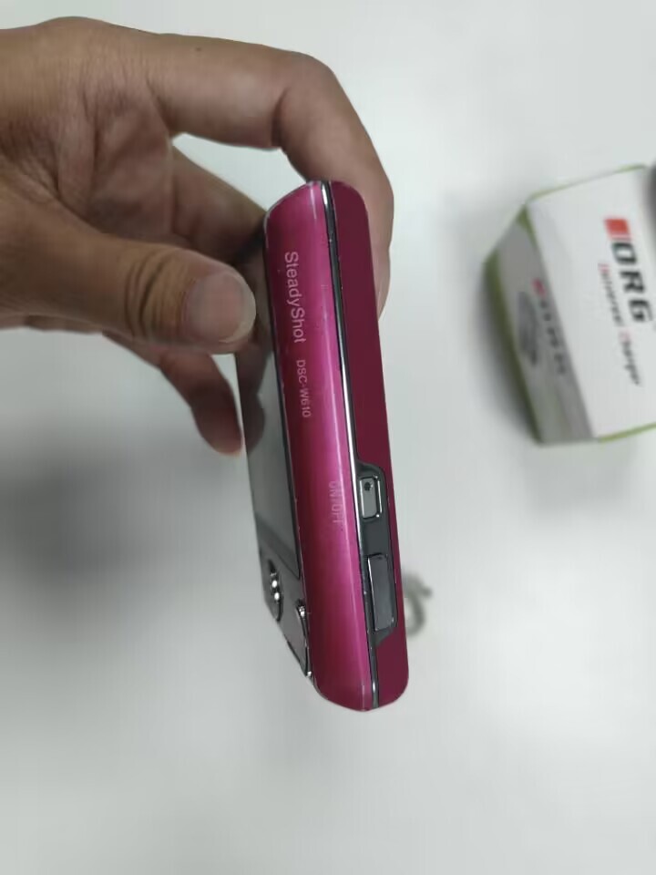 SONY Digital Camera DSC-W610 Pink Cyber Shot 4.0x Optical Zoom w