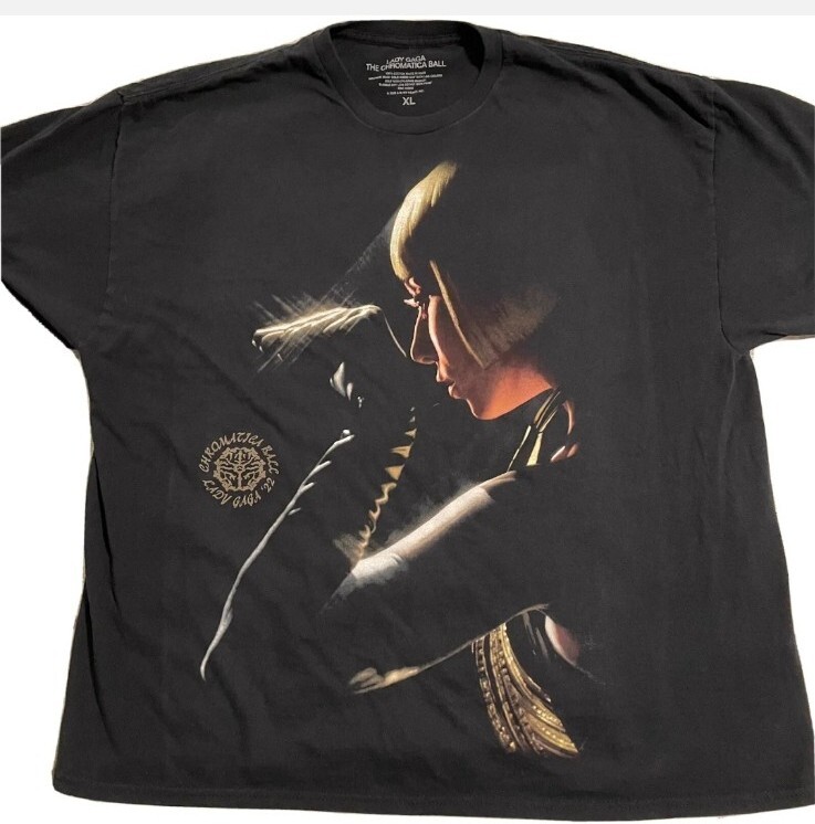 Lady Gaga Chromatica Ball Size X Large T-Shirt Tour Dates Official