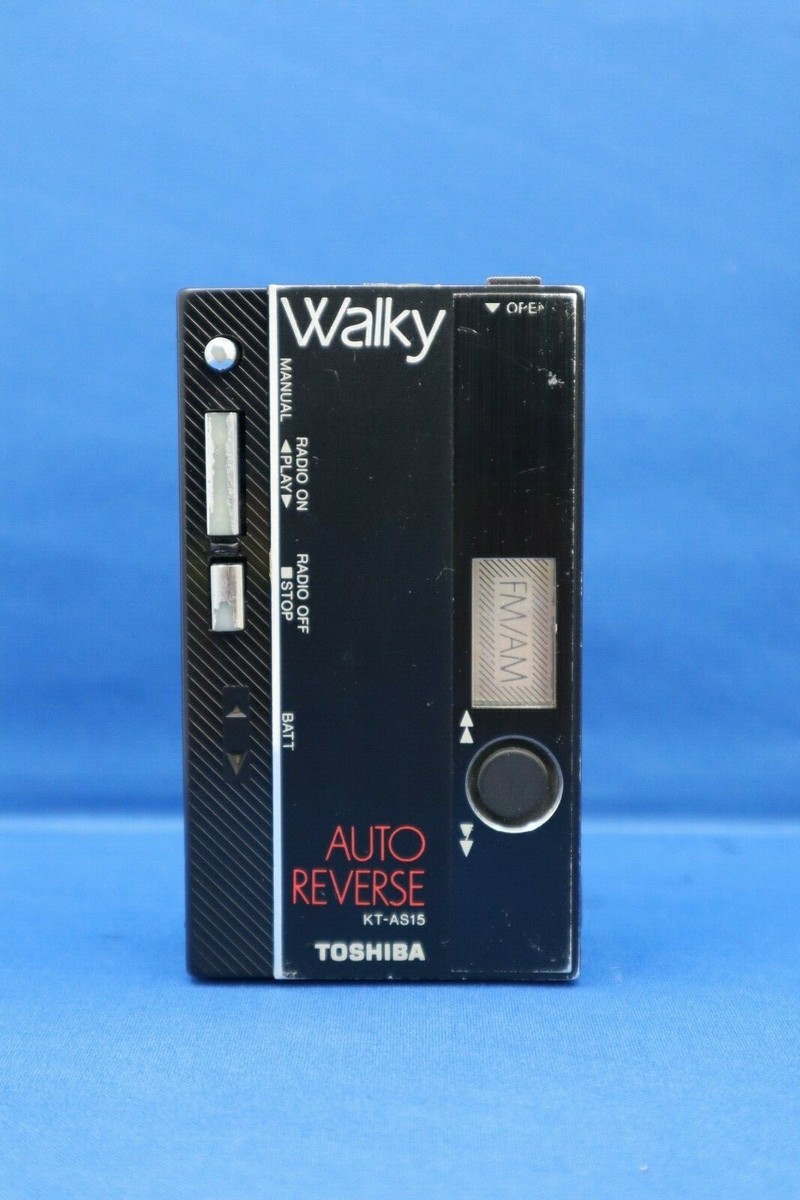 TOSHIBA KT-AS15 WALKY AUTO REVERSE AND TOSHIBA RP-AF7 TUNER PACK