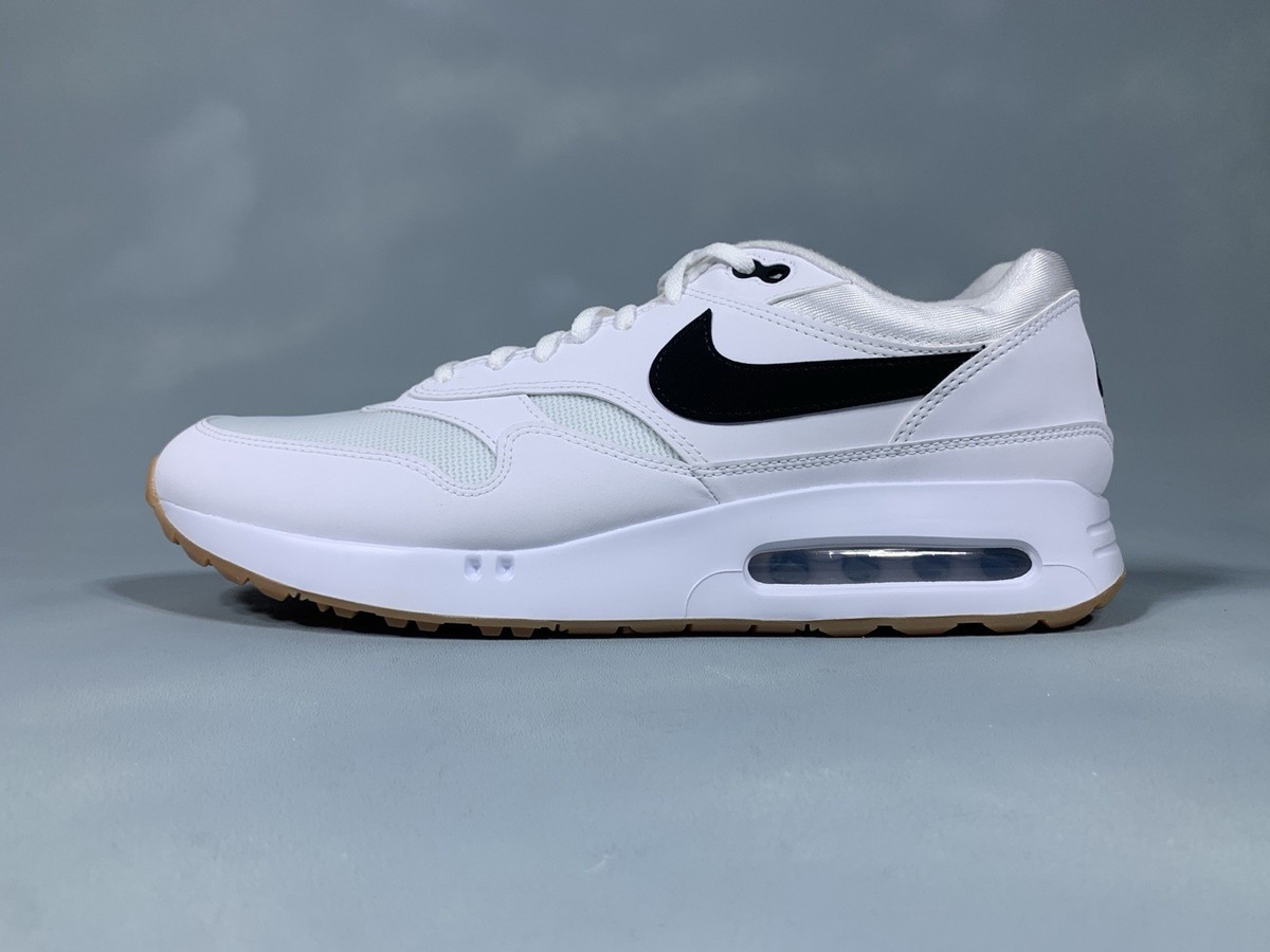 Nike Air Max 1 '86 OG Golf Shoes White Black Gum FN0697-100 Men's