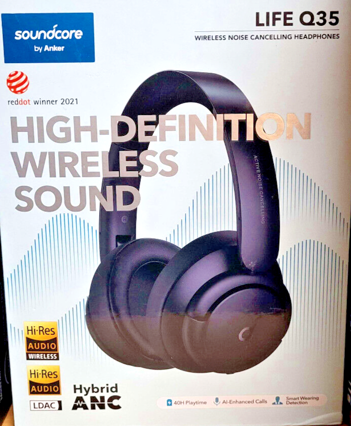 🎧 Soundcore Life Q35 Wireless Over Ear 40H Headphone Noise