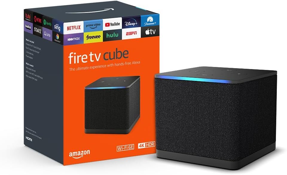 New Amazon - Fire TV Cube 3rd Gen (newest model) Stream, Alexa, Wi