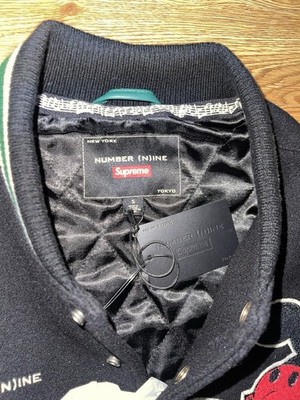 Supreme Number (Nine Mickey Varsity Jacket Black Size Small | eBay
