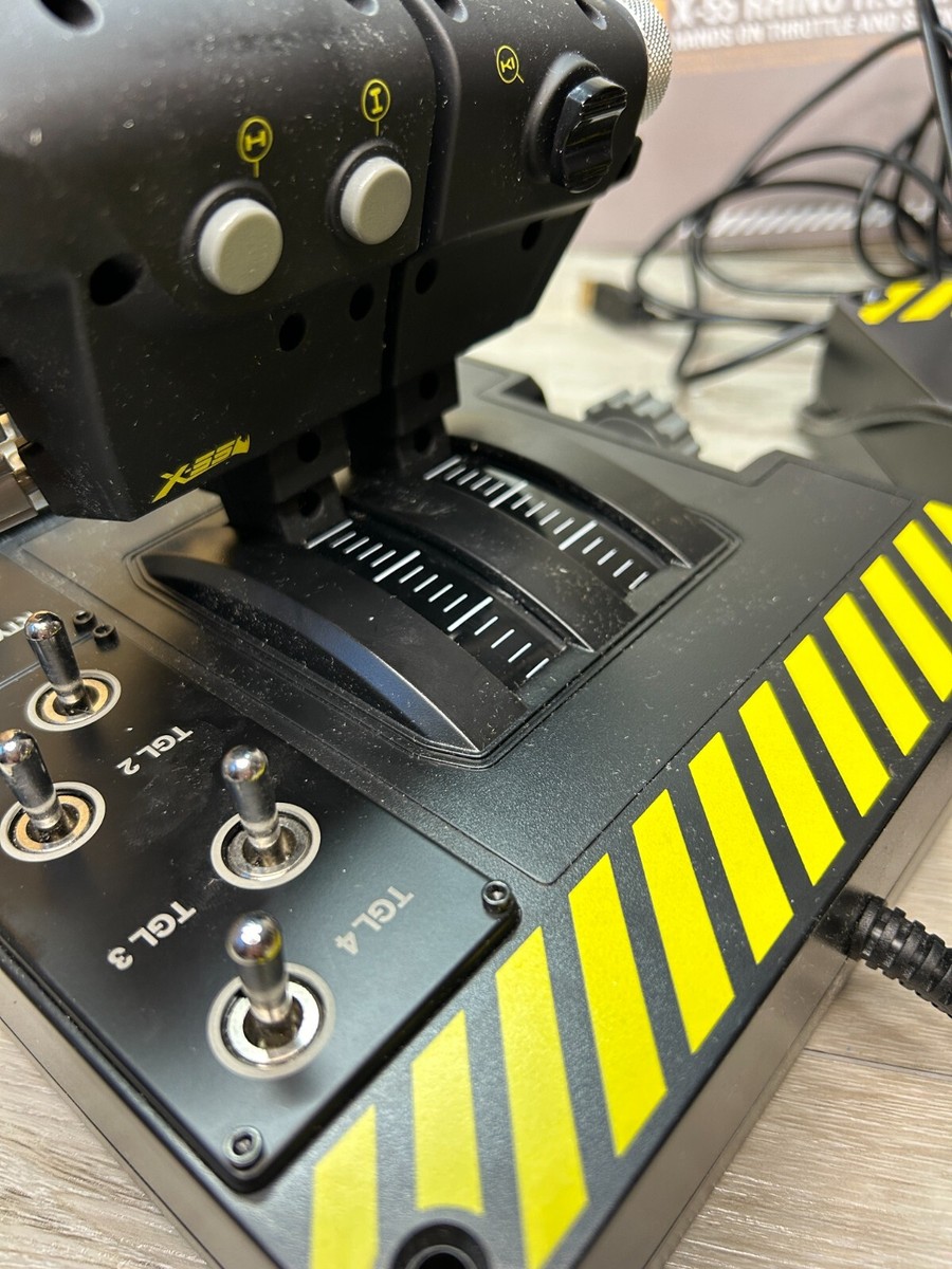 Saitek X-55 Pro-flight RHINO H.O.T.A.S. HOTAS Flight Simulator