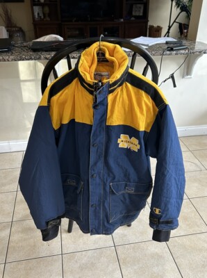 VTG VINTAGE STARTER MICHIGAN WOLVERINES PULLOVER JACKET SZ LARGE