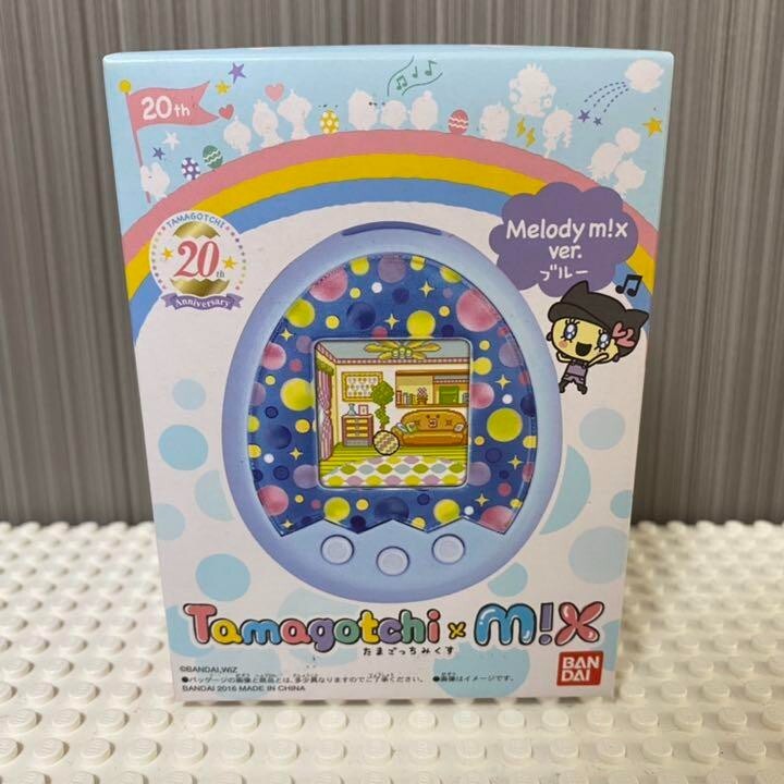 Tamagotchi m!x Melody Mix Ver. Blue 20th Anniversary Virtual Pet