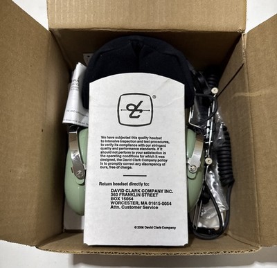 David Clark H10-76 Aviation Headset 2 for 1 for sale online | eBay