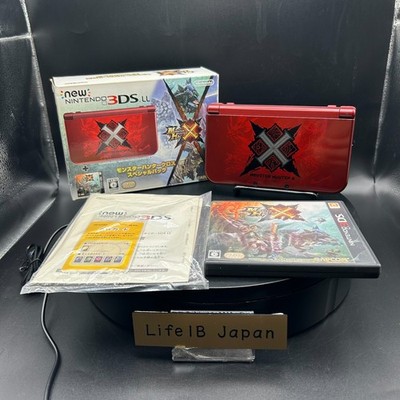 Nintendo New 3DS LL Monster Hunter Cross X Red Limited Edition