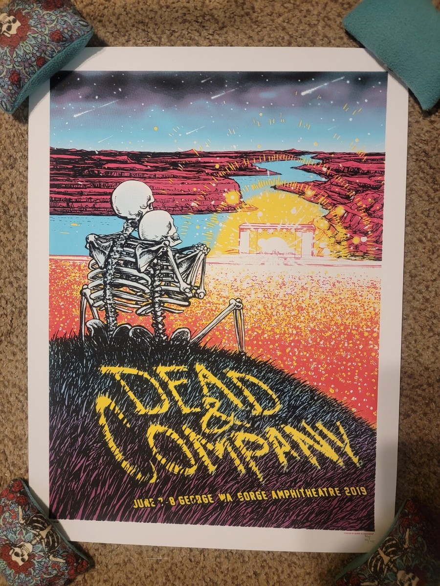 Dead and Company Poster 6/7,8/2019 Gorge Amphitheater Artist