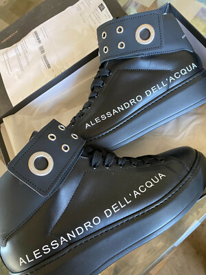 ALESSANDRO DELL'ACQUA sneakers size 8,5 Made in Italy! $470 | eBay