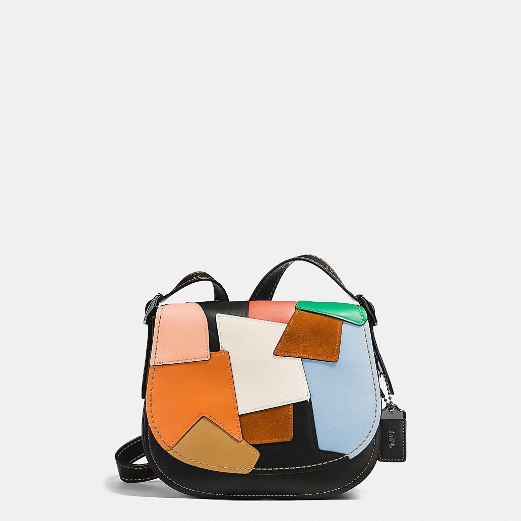NWT Coach 1941 Patchwork Saddle Bag 23 F38482 | eBay